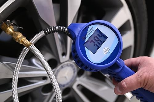 Digital tire inflator with three point five inch gauge — photo 5