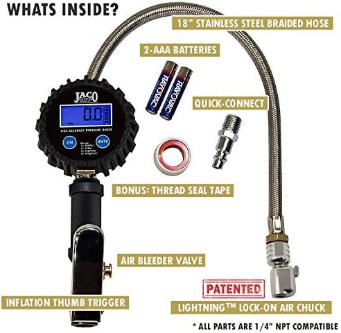 Original FlowPro Digital Pressure Gauge Inflator — photo 4