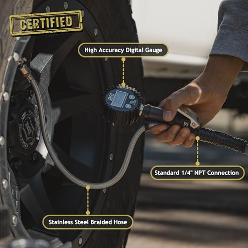 Original FlowPro Digital Pressure Gauge Inflator — photo 5