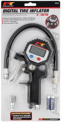 Digital tire inflator with lock on chuck — photo 3