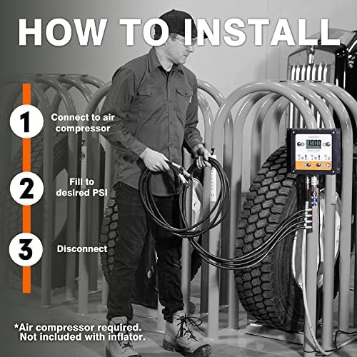 Automatic tire inflator with four outlets — photo 3