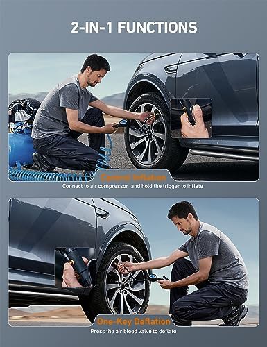 Precision digital tire inflator gauge — photo 3