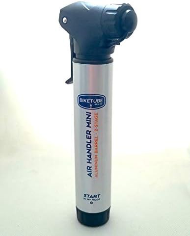 Mini bike pump with aluminum barrel — photo 4