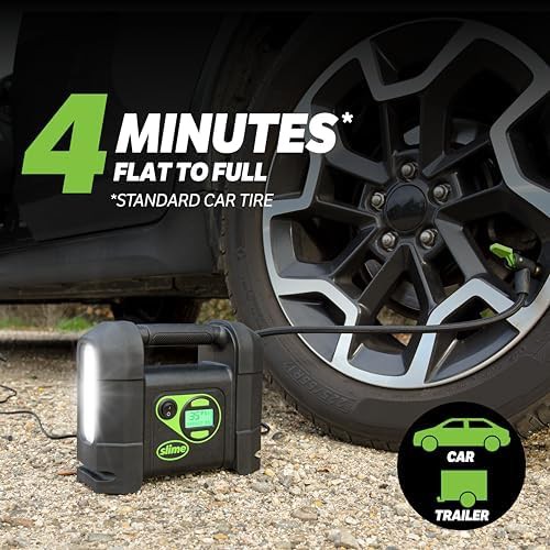 Rugged digital portable tire inflator with automatic shut off — photo 3