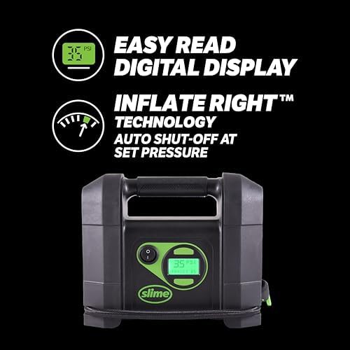 Rugged digital portable tire inflator with automatic shut off — photo 4