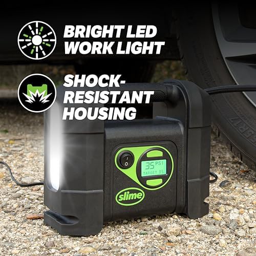 Rugged digital portable tire inflator with automatic shut off — photo 5