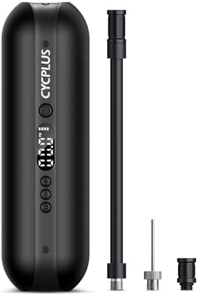 CYCPLUS portable electric bike pump with auto off