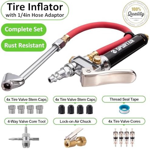 Heavy Duty Tire Pressure Gauge and Inflator — photo 5