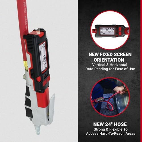 Precision digital technician gauge in red — photo 3
