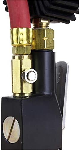 Matte black digital inflator with dual head — photo 4