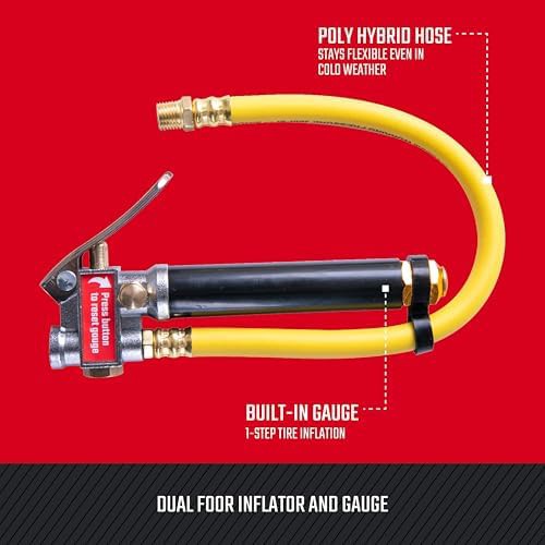 Dual Foot Inflator and Gauge 120 PSI — photo 4