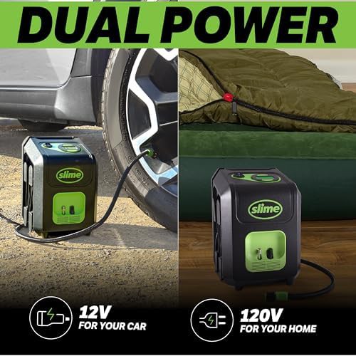 Portable dual cord storage air compressor for car and home — photo 5