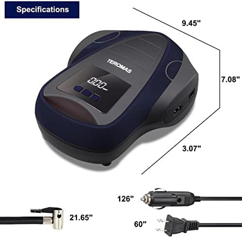 Blue dual power AC DC inflator — photo 5