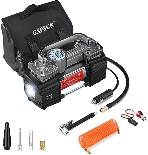 Portable Digital Inflator with LED Light