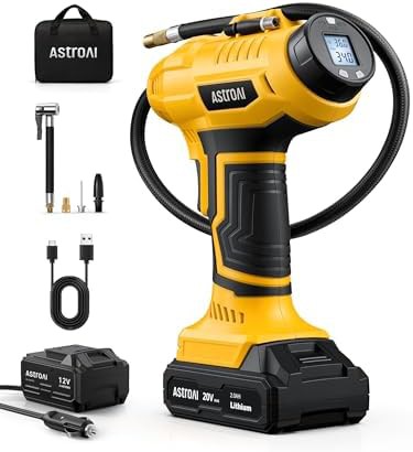 Cordless 160 PSI battery powered air compressor