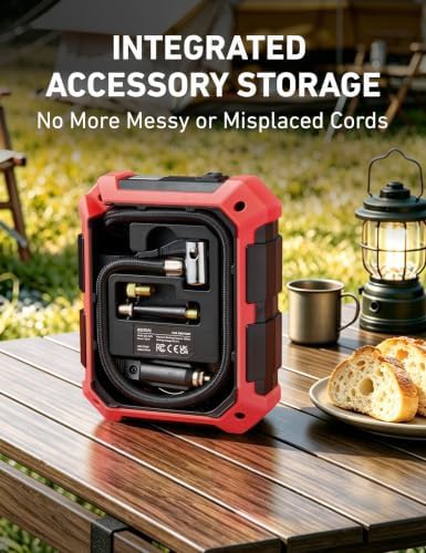 Portable 12V DC compressor with integrated storage — photo 3