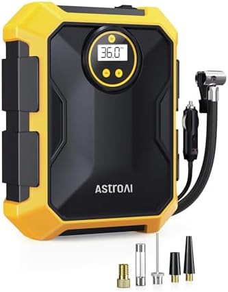 Portable air compressor with integrated storage