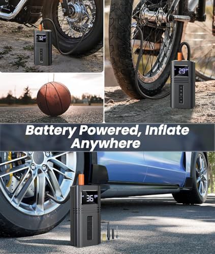 Cordless Tire Inflator with High Capacity Battery — photo 4