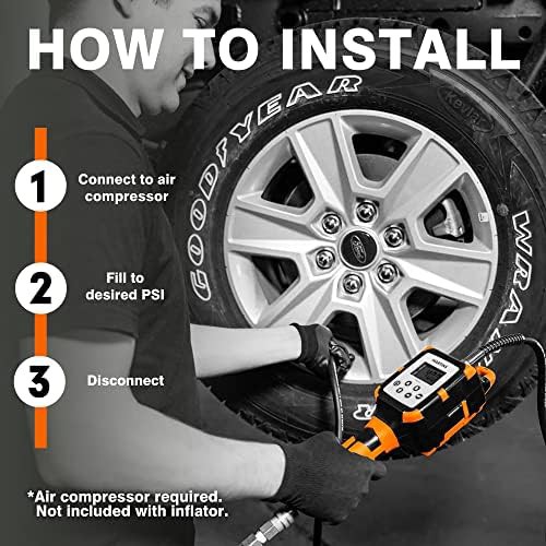 Handheld automatic digital tire inflator — photo 5