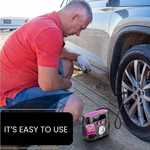 Dual Voltage Analog Pressure Gauge Tire Inflator — photo 4