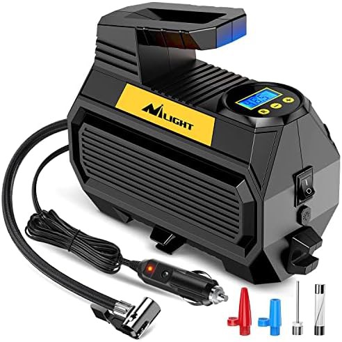 Portable auto shut off digital air compressor