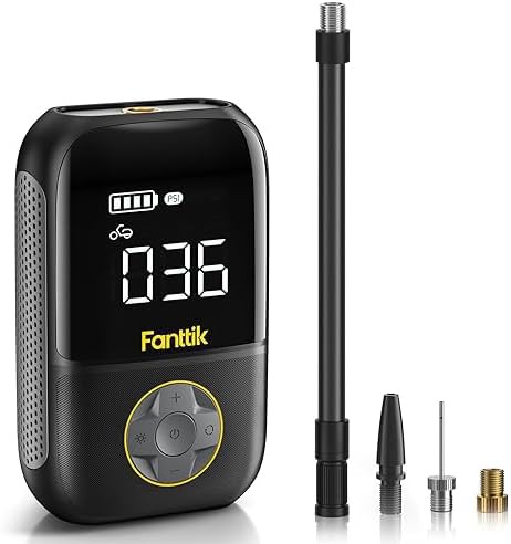 Lightweight cordless compressor for motorcycle tires