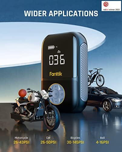 Lightweight cordless compressor for motorcycle tires — photo 3