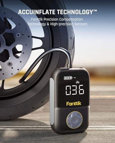 Lightweight cordless compressor for motorcycle tires — photo 5