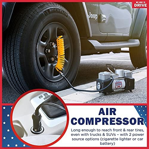 Corded 12V Digital Air Compressor in Black — photo 4
