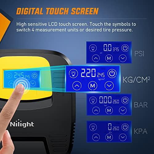 Digital car portable auto shut off inflator — photo 4