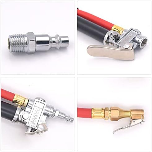 Heavy Duty Tire Inflator Gauge with Hose — photo 4