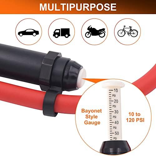 Heavy Duty Tire Inflator Gauge with Hose — photo 5