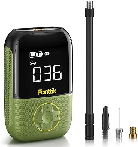 Digital portable air pump for e-bikes and motors