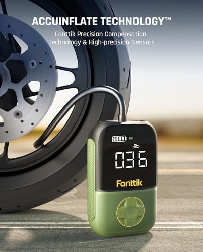 Digital portable air pump for e-bikes and motors — photo 5