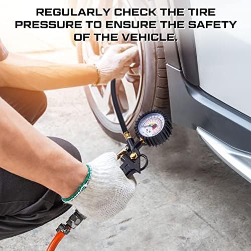 Digital tire inflator with pressure gauge 2 pack — photo 4