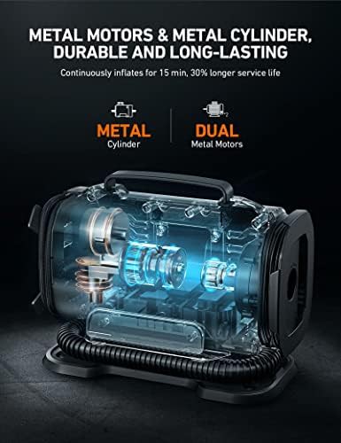 Dual power 12V 110V air compressor — photo 3
