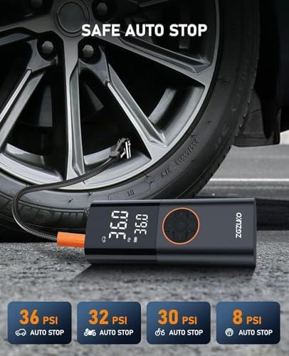 Fast Cordless Air Pump with LED Light — photo 5