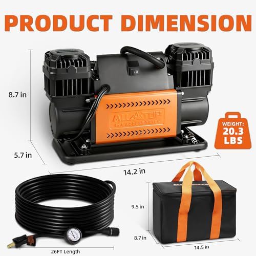Heavy Duty Dual Cylinder Offroad Air Pump — photo 5