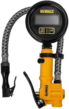 Digital Inflator with Braided Hose