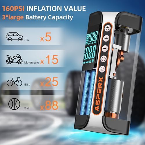 Fast Cordless Tire Pump with Digital Gauge — photo 4