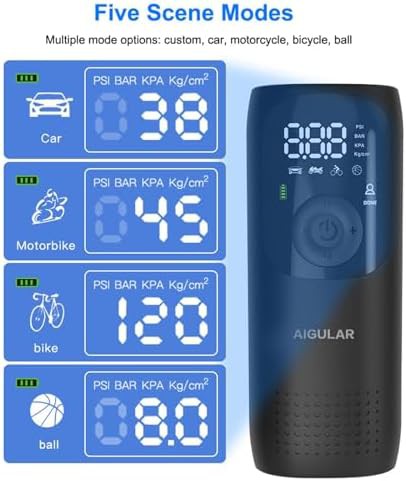 Portable Mini Air Pump with Digital Screen — photo 4