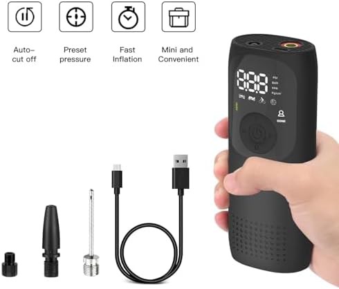 Portable Mini Air Pump with Digital Screen — photo 5