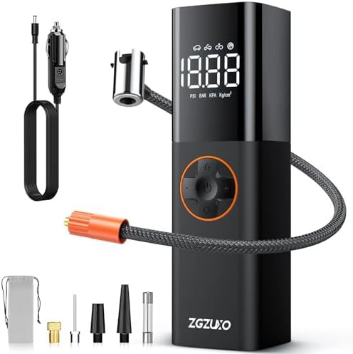 Small Twelve Volt DC Car Air Pump