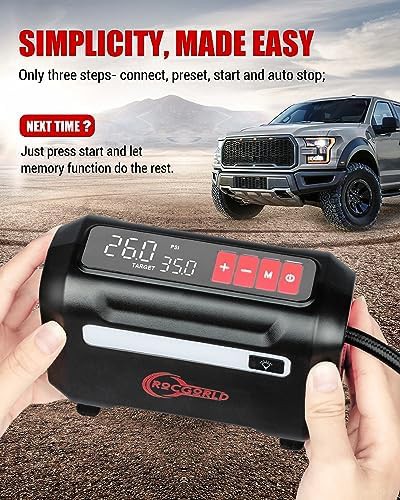 Portable air compressor with dual digital screen — photo 4