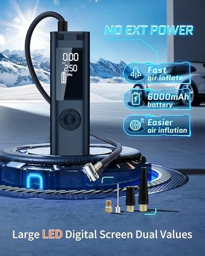 Cordless fast inflation car air pump — photo 4