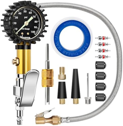 Analog Tire Inflator with Large Glow Dial