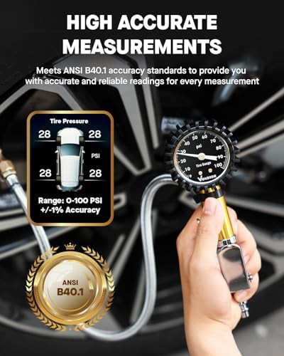 Analog Tire Inflator with Large Glow Dial — photo 5