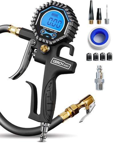 Heavy duty digital tire inflator