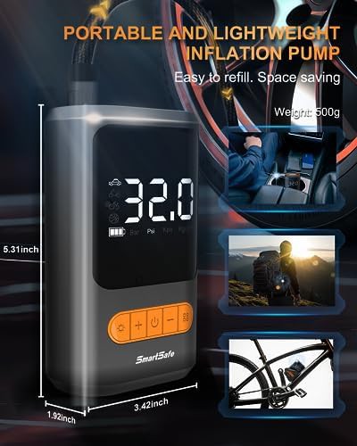 Cordless Portable Electric Air Pump for Tires — photo 2
