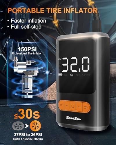 Cordless Portable Electric Air Pump for Tires — photo 3
